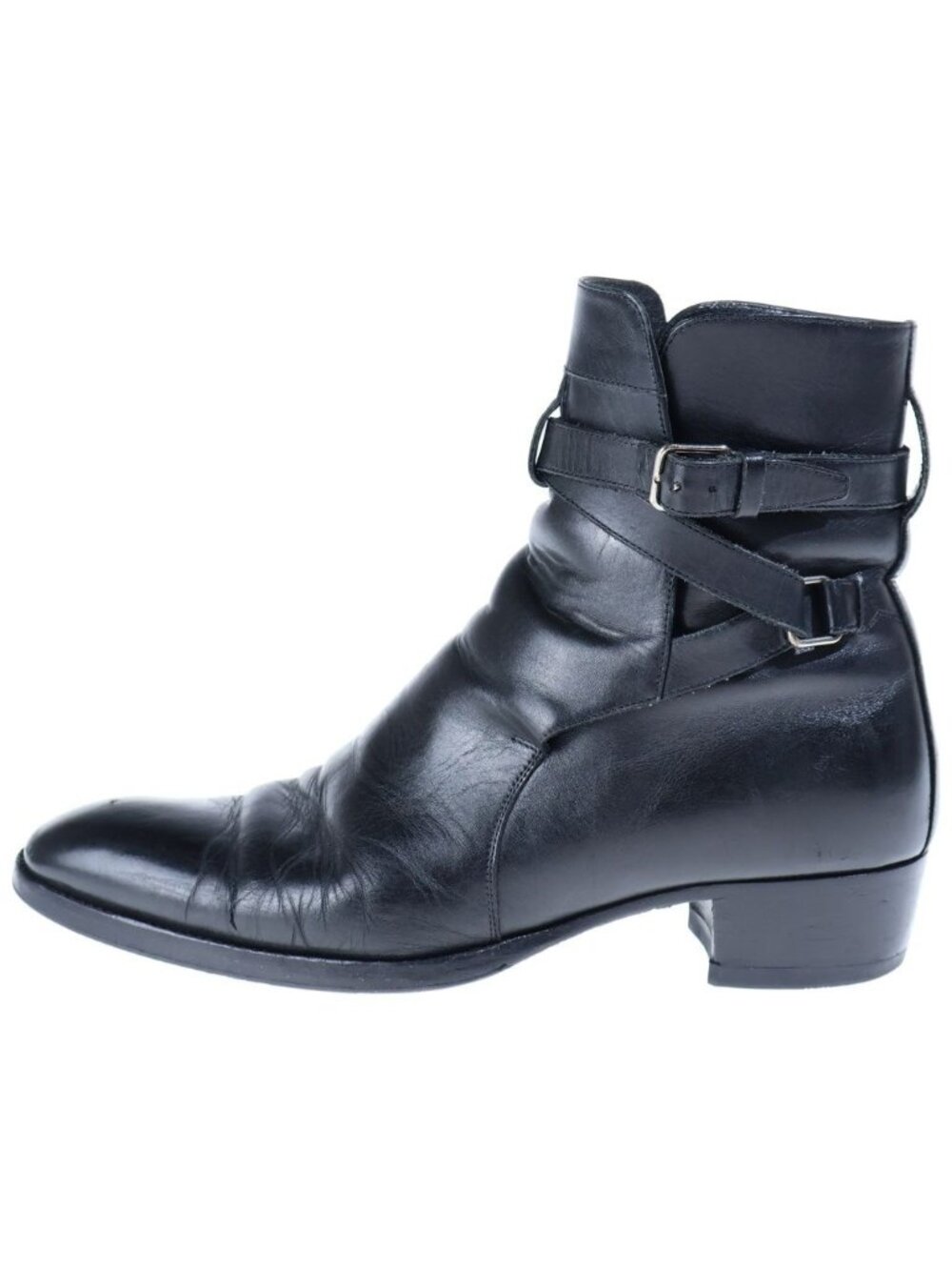 Saint Laurent Paris Wyatt Jodhpur Boots Black